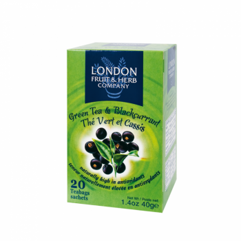 Čaj London Fruit and Herb Green Tea with Blackcurrant