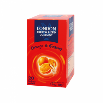 Čaj London Fruit and Herb Orange & Ginseng