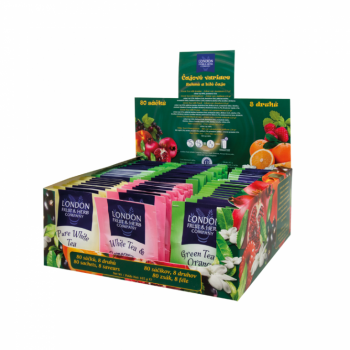 Čaj London Fruit and Herb Green & White Tea Assortment