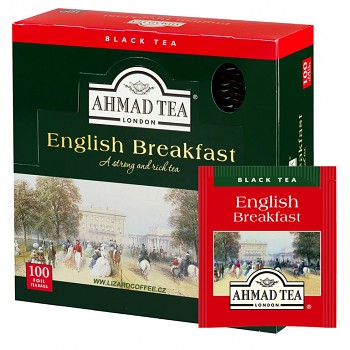 Čaj Ahmad Tea English Breakfast balení 100ks ALU