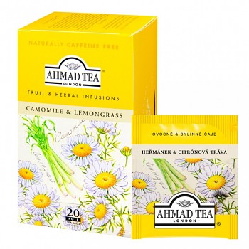 Čaj Ahmad Tea Camomile & lemongrass