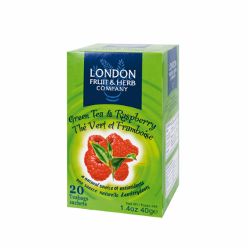 Čaj London Fruit and Herb Green Tea With Raspberry