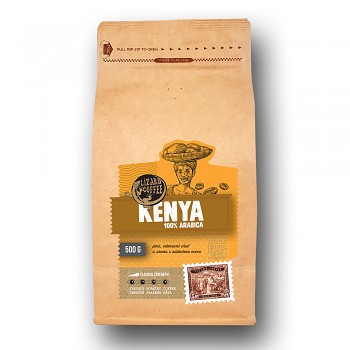 Čerstvě pražená káva Lizard Coffee KENYA 500 g zrnková